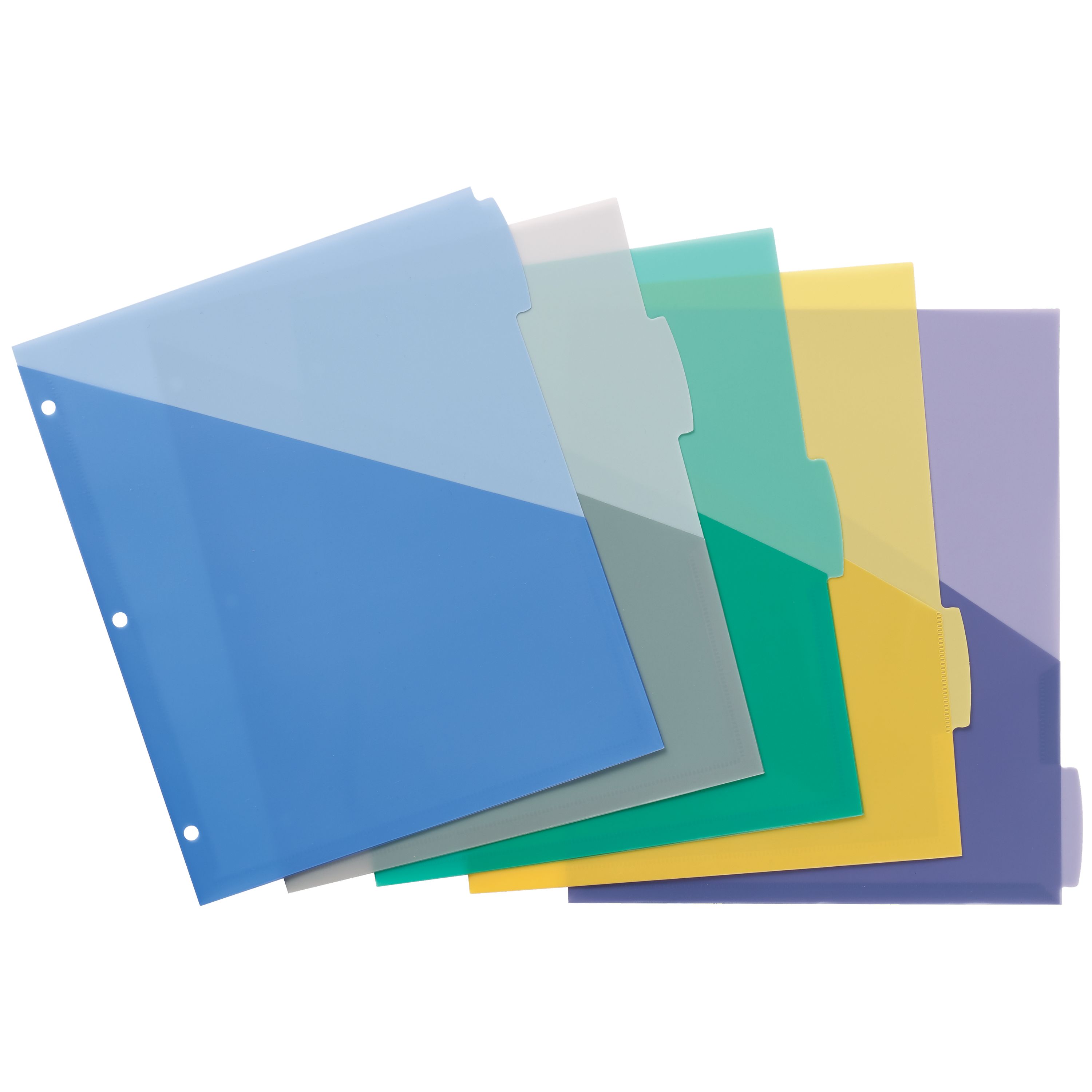 Avery Write & Erase Durable Plastic Dividers with Pockets